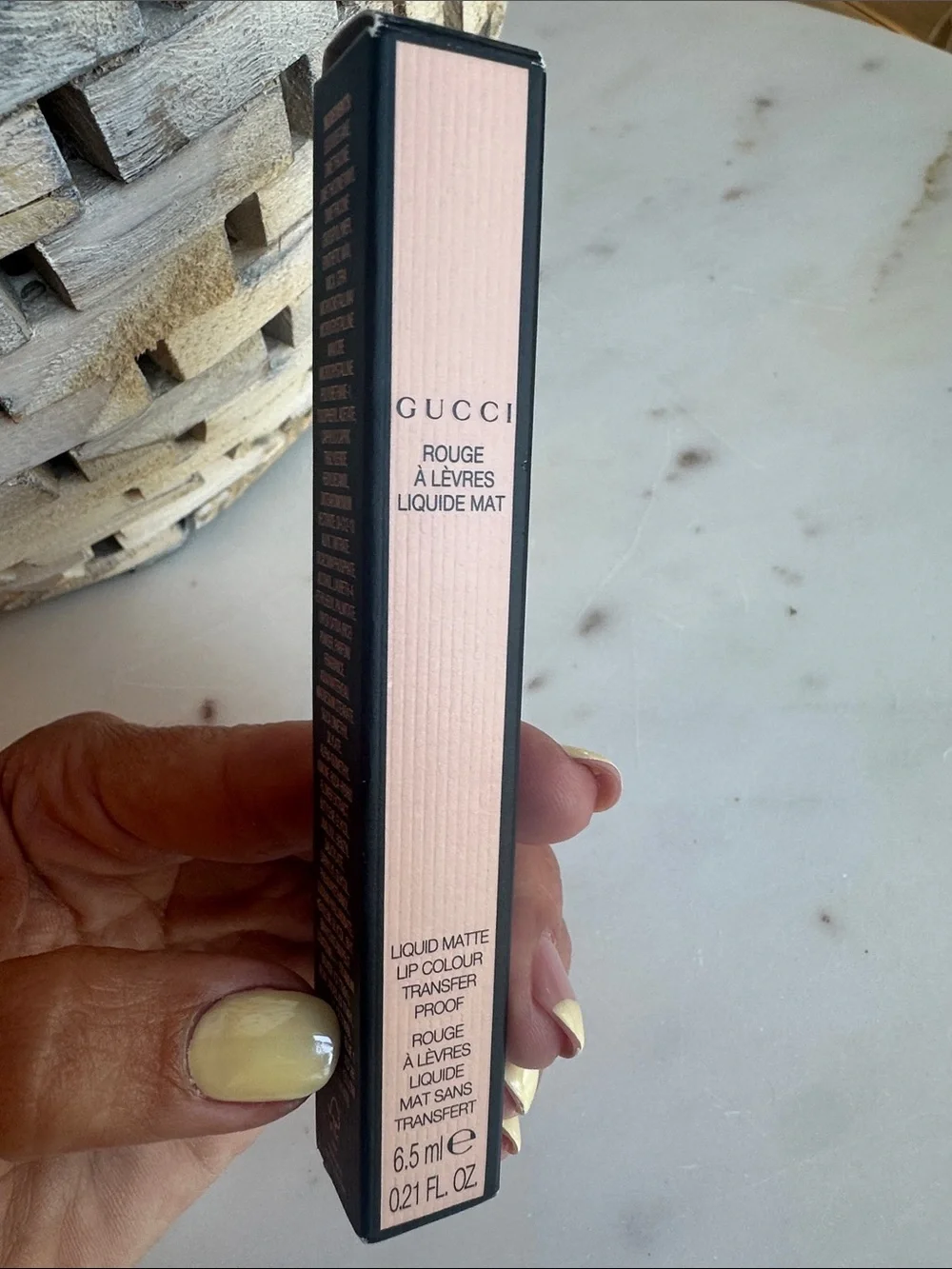 Gucci Soft Matte Liquid Lipstick — Dusty Rose Pink